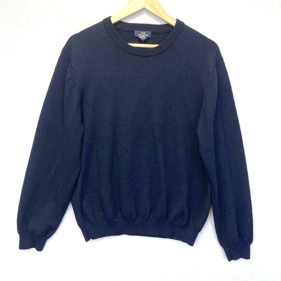 Brooks Brothers 346 Merino Wool Blend Sweater Mens Medium Crewneck Pullover Soft - Picture 1 of 15